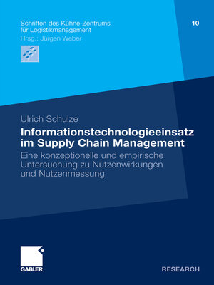 cover image of Informationstechnologieeinsatz im Supply Chain Management